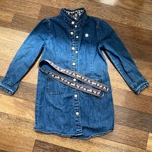 Gymboree Girls Size 6 Dress With Belt